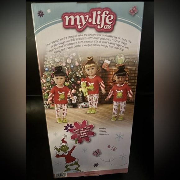 My Life as Grinch 18” Dark Hair Brunette Doll Cindy Lou Who - Picture 3 of 3